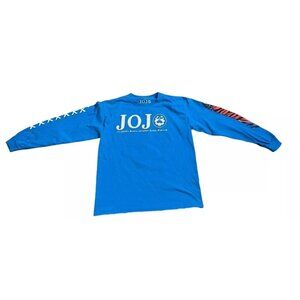 Jojo'S Bizarre Adventure Guido Mista Golden Wind T-Shirt Blue Long Sleeve Size L
